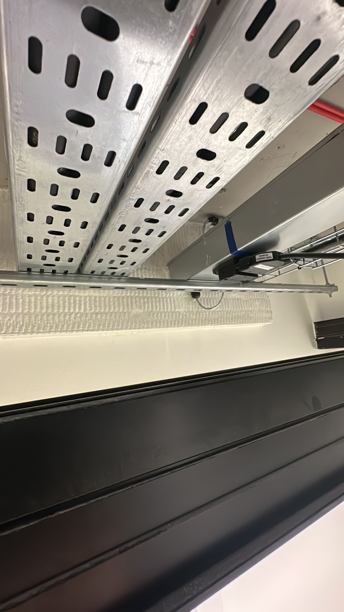 Fire batt installation to service opening