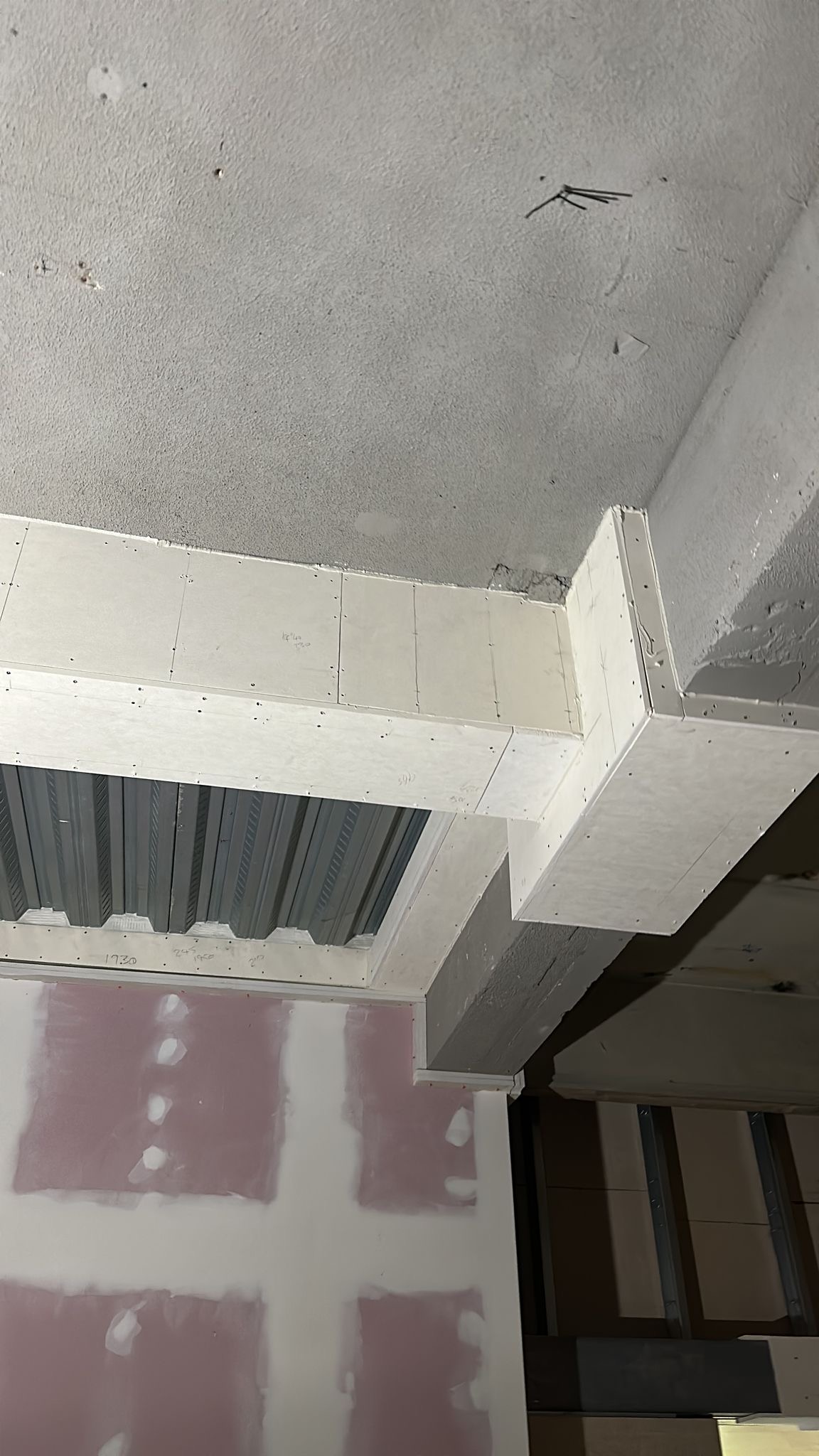 Finished boarding detail